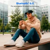 MEDION LIFE HX1 Plus Over Ear Kopfhörer Bluetooth ANC Wireless monochrome – Bild 4