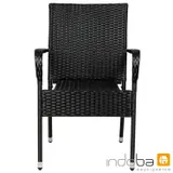 2x Stuhl Gartenstuhl Polyrattan Gartensessel Terrasse Balkonstuhl Stapelstuhl – Bild 6