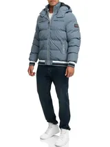 Indicode Herren Winterjacke Marlon-Jacke Steppjacke Kapuze Daunen Optik Männer – Bild 6