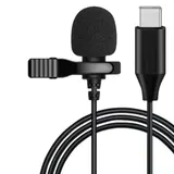 USB-C Ansteckmikrofon Mikrofon Ansteck Lavalier Microphone Kamera Smartphone – Bild 1