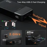 Power bank 20000mAh 45W schnellladegerät charging usb c Für Alle Handy laptop – Bild 4