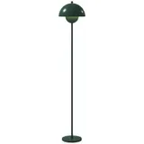 HOMCOM Stehlampe Wohnzimmer Stehleuchte mit rundem Schirm, Fußschalter Grün – Bild 3
