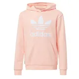 Adidas Originals Kinder Hoody Mädchen Logo Sweatshirt Kapuzenpullover Coral Rosa – Bild 2