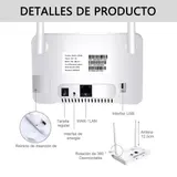 CPE106-E WLAN Router 4G/5G LTE Wireless WiFi 300Mbps CPE Router SIM Kartensteck – Bild 5