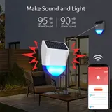 Solarbetriebener WLAN-Außenalarm Mit Bluetooth 5.0 IPX5 Wasserdicht Echtz P1G1 – Bild 5