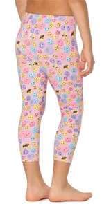 Merry Style Mädchen Capri Leggings 3/4 Sport Training Fitness Baumwolle 110-158 – Bild 2