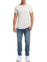 Indicode Herren T-Shirt Willbur-Herrenshirt Sommershirt Rundhalsausschnitt Shirt – Bild 5