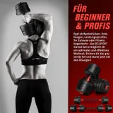 Hantelset 30 kg Kurzhanteln Langhantel Set Hantel Hantelscheiben Krafttraining – Bild 7