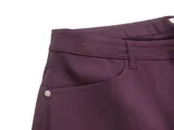 Sheego Jeggings Damen Bengalin Hose Stretchhose dunkel Lila Stretch Übergröße – Bild 3