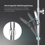 Duschsystem Regendusche Mit Thermostat Handbrause Duschset    Mechanische Tasten – Bild 7