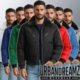 urbandreamz Pilotenjacke Arbeitsjacke Winter Herren Berufsjacke Winterjacke – Bild 4