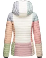Navahoo Damen Jacke Steppjacke Übergangsjacke gesteppt Colour Blocking  NEU B841 – Bild 5