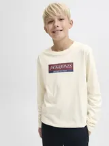Jack & Jones Kids Jungen Kinder Langarmshirt Logo Longsleeve Baumwolle 140 - 176 – Bild 2