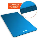 MAXXIVA Yogamatte Gymnastikmatte Fitnessmatte 190x102x1,5 cm blau schadstofffrei – Bild 4