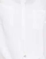 Damen Bluse weiß weich fallend als Knotbluse pflegeleicht Größe 34 bis 48 neu 05 – Bild 5