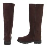 Damen Stiefel mit Reißverschluss Ital-Design 8959 in Braun – Bild 5