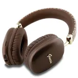 Guess Bluetooth 5.3 Wireless Headset On-Ear G-CUBE Metallic Script Logo brown – Bild 4