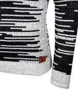Herren Pullover Slim Fit Rundhals Strick-Pullover Longsleeve in Feinstrick B-156 – Bild 4