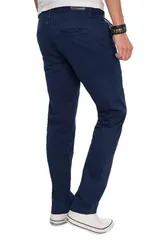 A. Salvarini Herren Designer Chino Stoff Hose Chinohose Regular Fit NEU AS016 – Bild 4