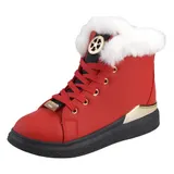 Damen Stiefeletten Winter Sneaker High Warm Gefütterte Freizeit Schuhe Boots – Bild 1