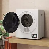HOMCOM Mini Wäschetrockner 4 kg mit 4 Programme bis zu 65℃ 850W für Kleidung – Bild 1
