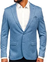 Sakko Herrensakko Sweatjacke Anzug Klassische Unifarben Basic Herren BOLF Casual – Bild 1