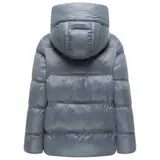 Navahoo Damen Herbst Winter Steppjacke Puffer Jacke gesteppt glänzend N164 – Bild 7