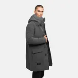 Stone Harbour Herren Herbst Winter Mantel gefüttert in Wollmantel Optik B778 – Bild 3