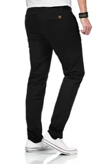 Maurelio Modriano Herren Designer Chino Stoff Hose Stretch Regular Slim MM015 – Bild 3
