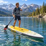 SUP Touring Board Comet TJ Komplettset 380cm Stand Up Paddle 160kg Gelb – Bild 3