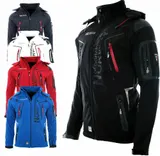 Geographical Norway Herren Übegangs Jacke Softshell Regen Outdoor Frühlingsjacke – Bild 6