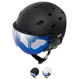 Snowboardhelm HELM SKIHELM Glasscheibe S2 Wintersport Damen Herren M - L METEOR❄ – Bild 9