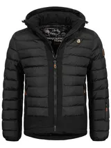 Geographical Norway Herren Winter Jacke Parka Steppjacke Kapuzenjacke Softshell – Bild 1
