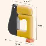 ABS Entenform abnehmbarer Tischhaken rutschfest Handtasche Aufhänger 7x7x5,5cm – Bild 1