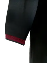 Sheego Damen Kleid Schwarz 46 & 48 Rot Etuikleid Jerseykleid Festlich Stretch – Bild 5
