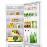 PKM Kühl Gefrierkombination Inox Look Kühlschrank 180cm LED 269 Liter Kombi NEU – Bild 6