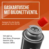 Gasgrill Camping Grill BBQ Gas Evergrill Minigrill Tischgrill Picknick 8 x MSF-1 – Bild 10