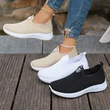 Damen Slip On Sneakers Sportschuhe Turnschuhe Laufschuhe Freizeit Running Shoes – Bild 9
