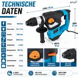 Bohrhammer Meißelhammer Schlagbohrer Schlagbohrmaschine SDS+ 1800W BITUXX – Bild 5