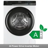Haier Waschmaschine 9kg A Inverter Motor 1400 U/min Dampf leise 67dB Frontlader – Bild 1