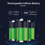 Solarbetriebener WLAN-Außenalarm Mit Bluetooth 5.0 IPX5 Wasserdicht Echtz P1G1 – Bild 6