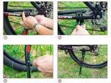 Fahrrad Ständer Seitenständer Fahrradständer 24 26 28 Zoll verstellb – Bild 3