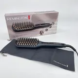 Remington Glättbürste 2in1: Glätteisen & Haarbürste (Keramikbeschichtete & antis – Bild 1