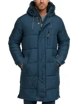 Indicode Herren Parka INStuds-Herrenjacke Wintermantel Parka Männer Kapuze – Bild 2