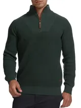 Indicode Herren Strickpullover INYassip-Pullover Herrenpulli Stehkragen Cardigan – Bild 4