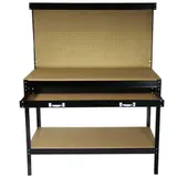 Werkbank Werktisch Arbeitstisch Werkstatt Lochwand Regal Werkzeug Platte XL W1 – Bild 4