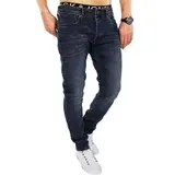 JACK & JONES Herren Jeans Tim Agi 010 Slim Straight Stretch Sportlich Gerade – Bild 3