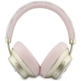 Guess Bluetooth 5.4 Wireless Headset ENC On-Ear 4G Gold Script Metal pink – Bild 2