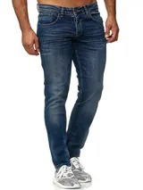 TAZZIO Jeans Slim Fit Herren Jeanshose Stretch Designer Hose Denim Blau – Bild 2