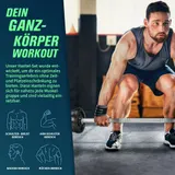 Hantelset Gusseisen 15 - 60 kg Kurzhanteln Langhantel Set Hantel Hantelscheiben – Bild 6